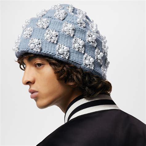 louis vuitton bean|Crystals Beanie S00 .